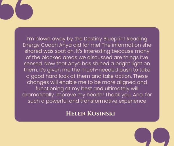 Destiny Blueprint Reading