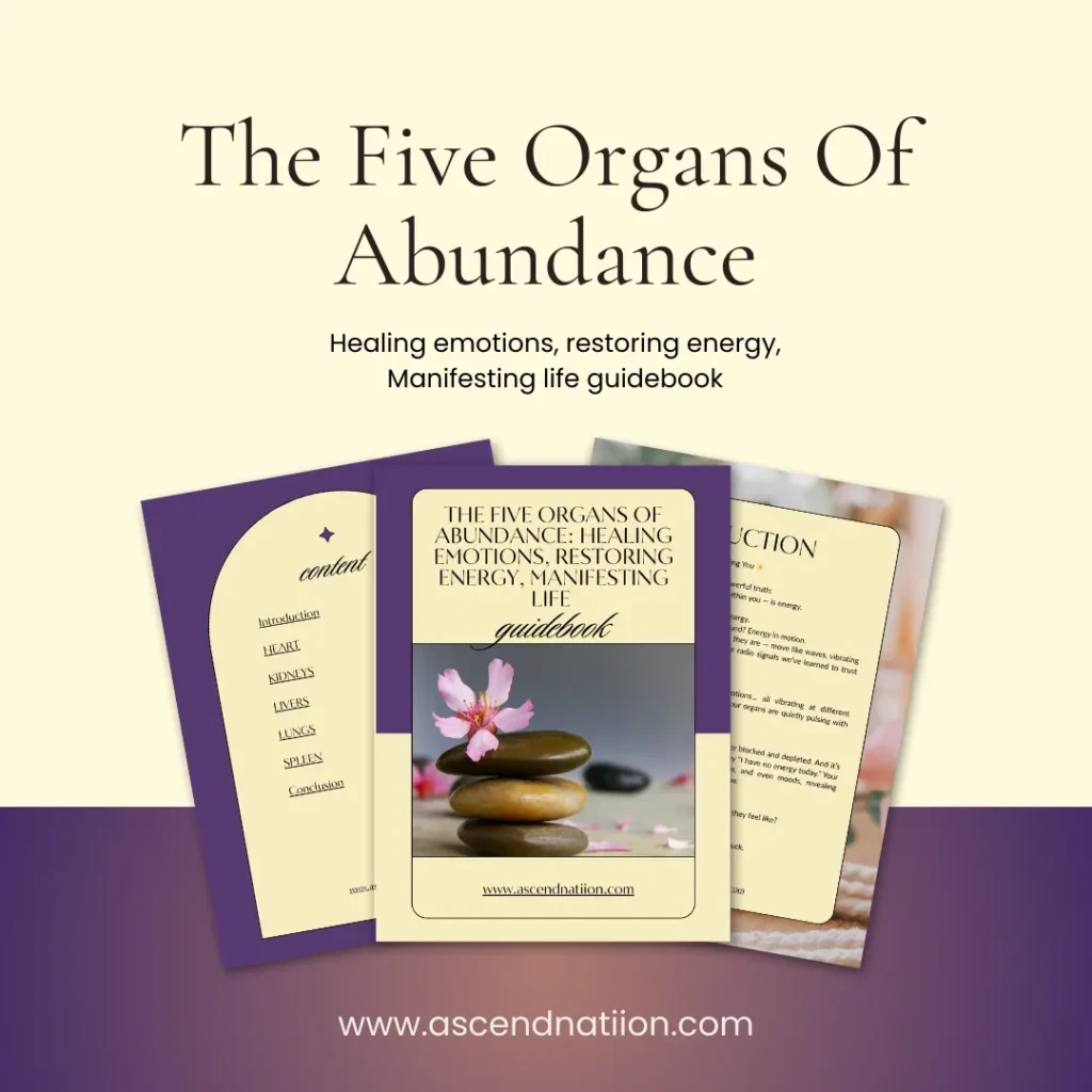 printable workbook and digital healing guide