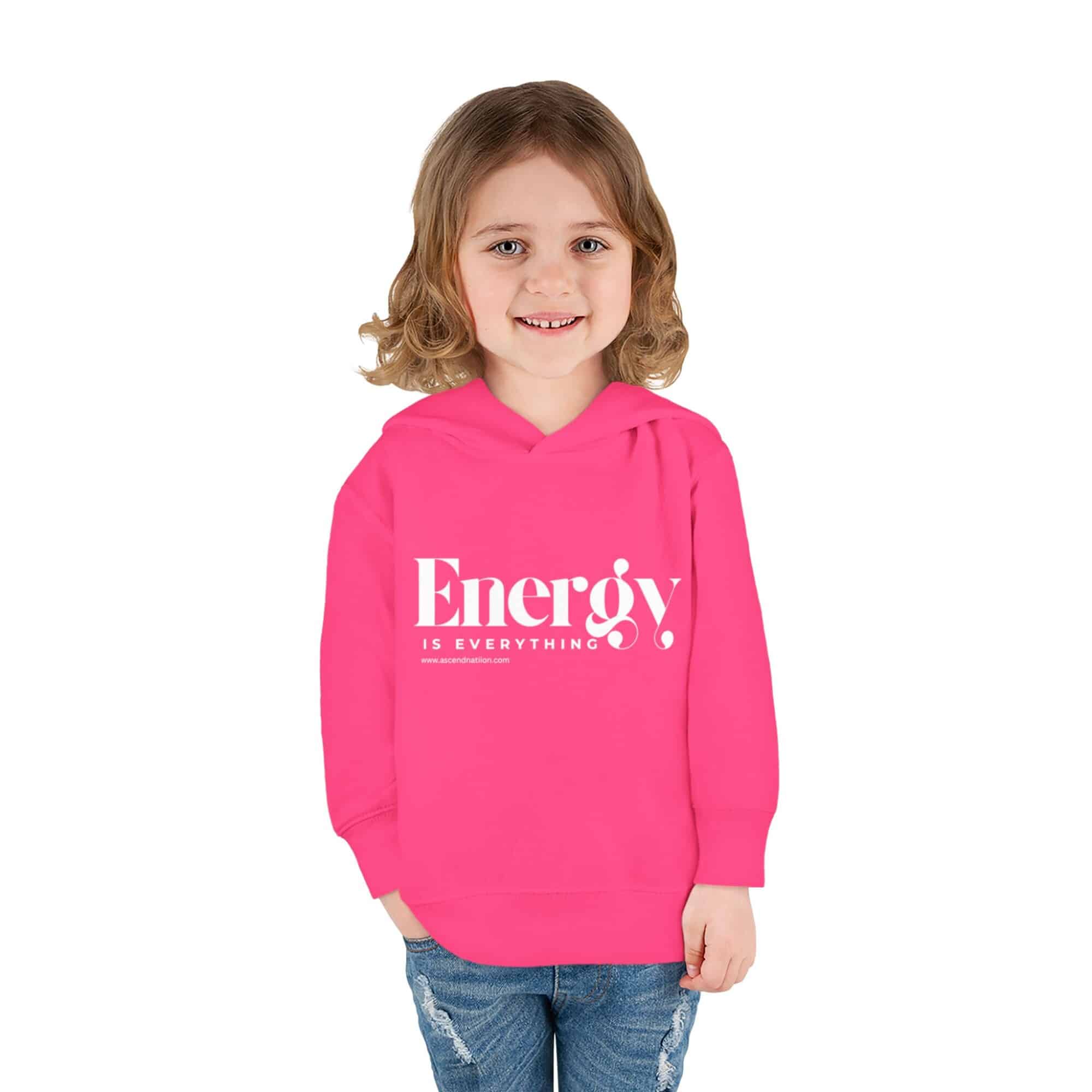 Energy Is Everything  Pullover Fleece Hoodie(Toddlers) - Image 16