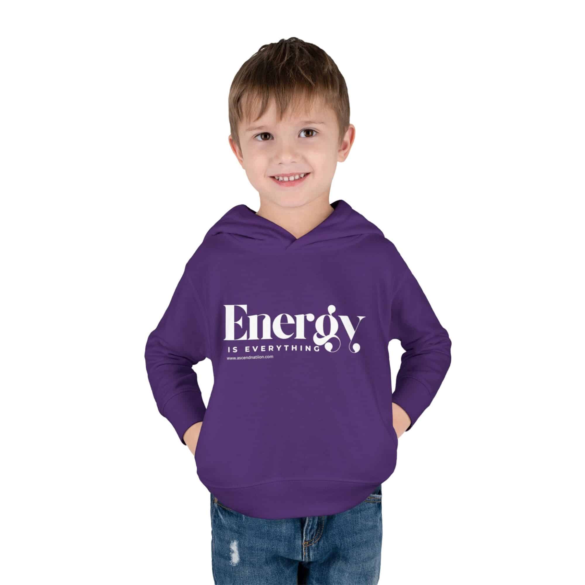 Energy Is Everything  Pullover Fleece Hoodie(Toddlers) - Image 11
