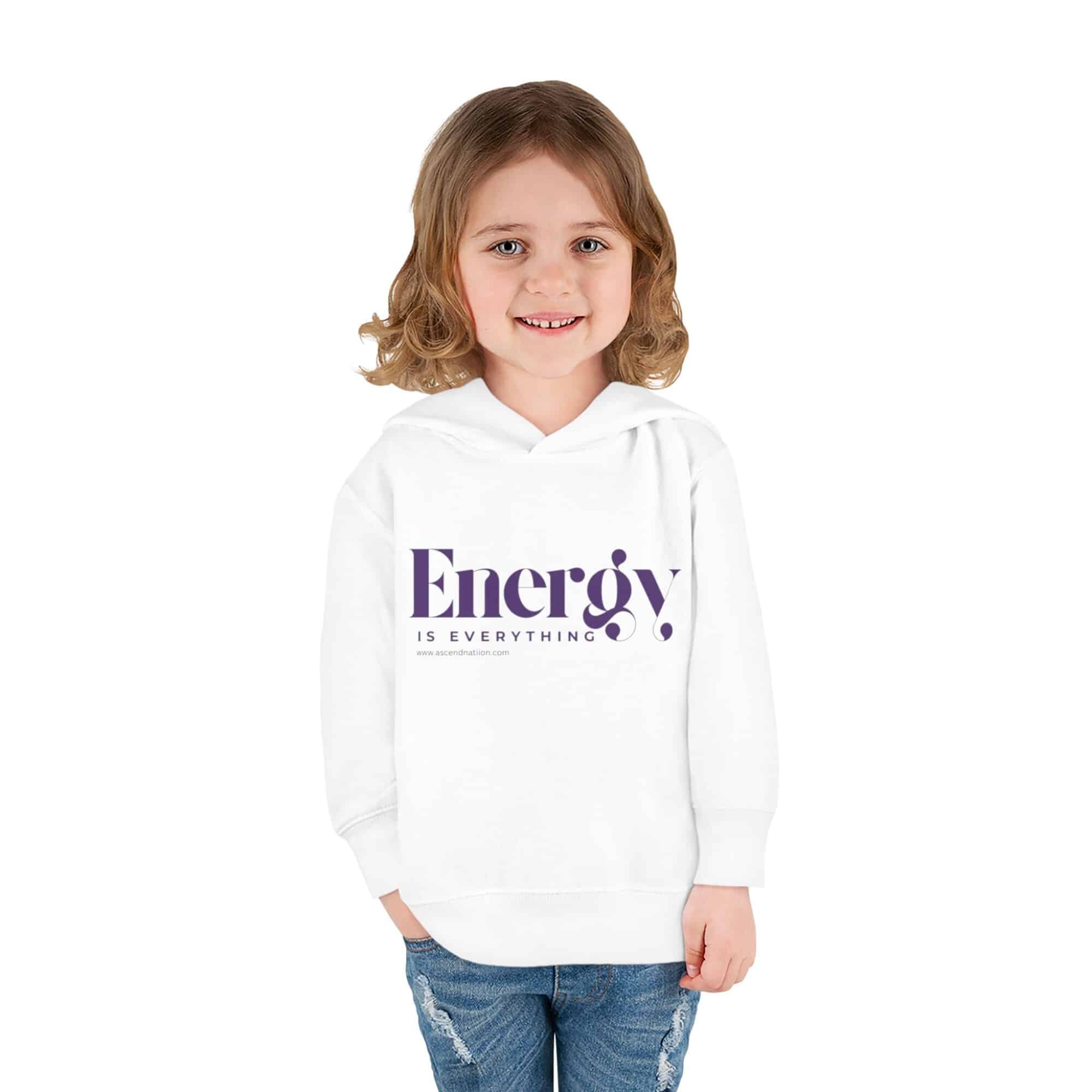 Energy Is Everything  Pullover Fleece Hoodie(Toddlers) - Image 4