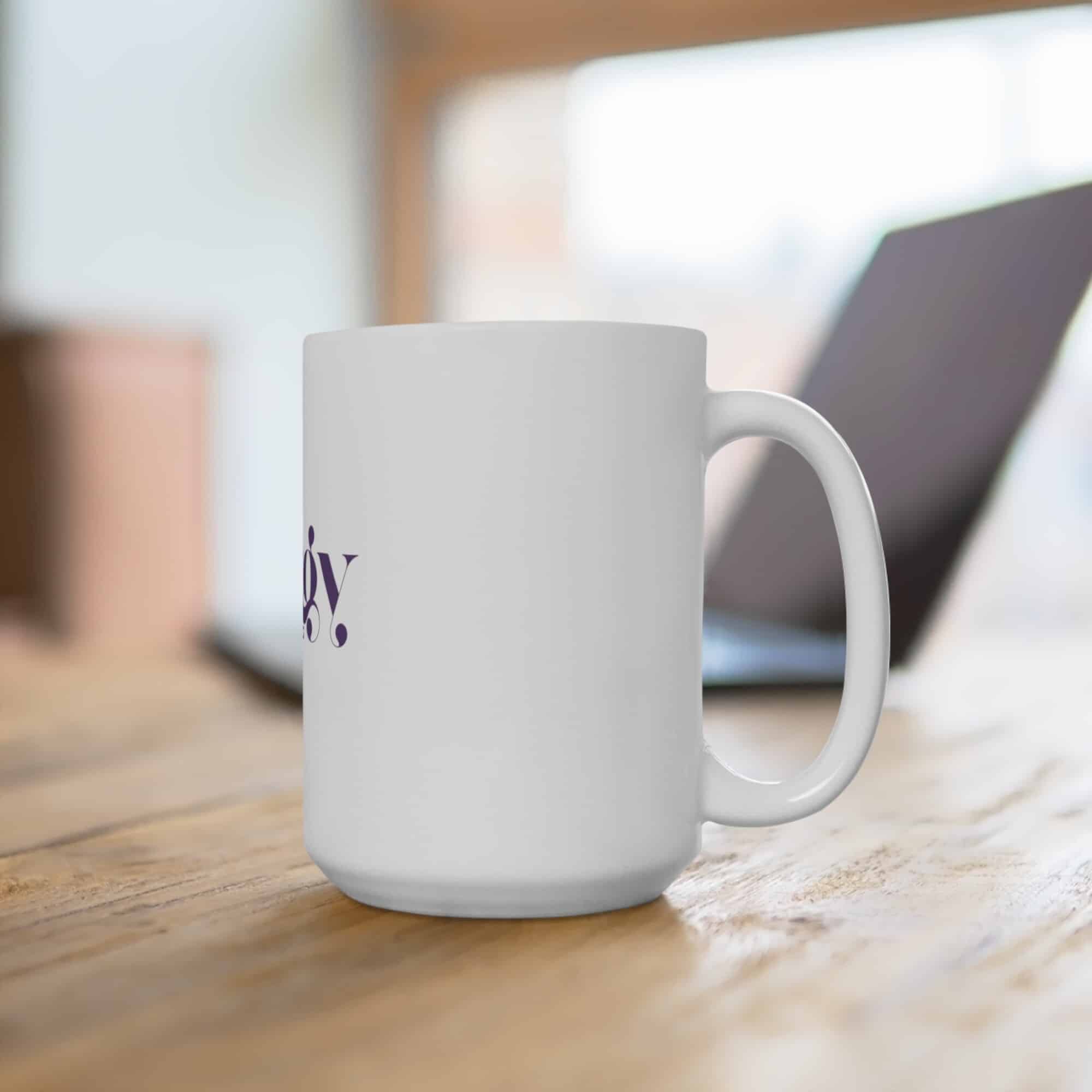 Energy Is Everything Mug – 15oz Ceramic Coffee & Tea Cup | Inspirational quote gift - Image 4