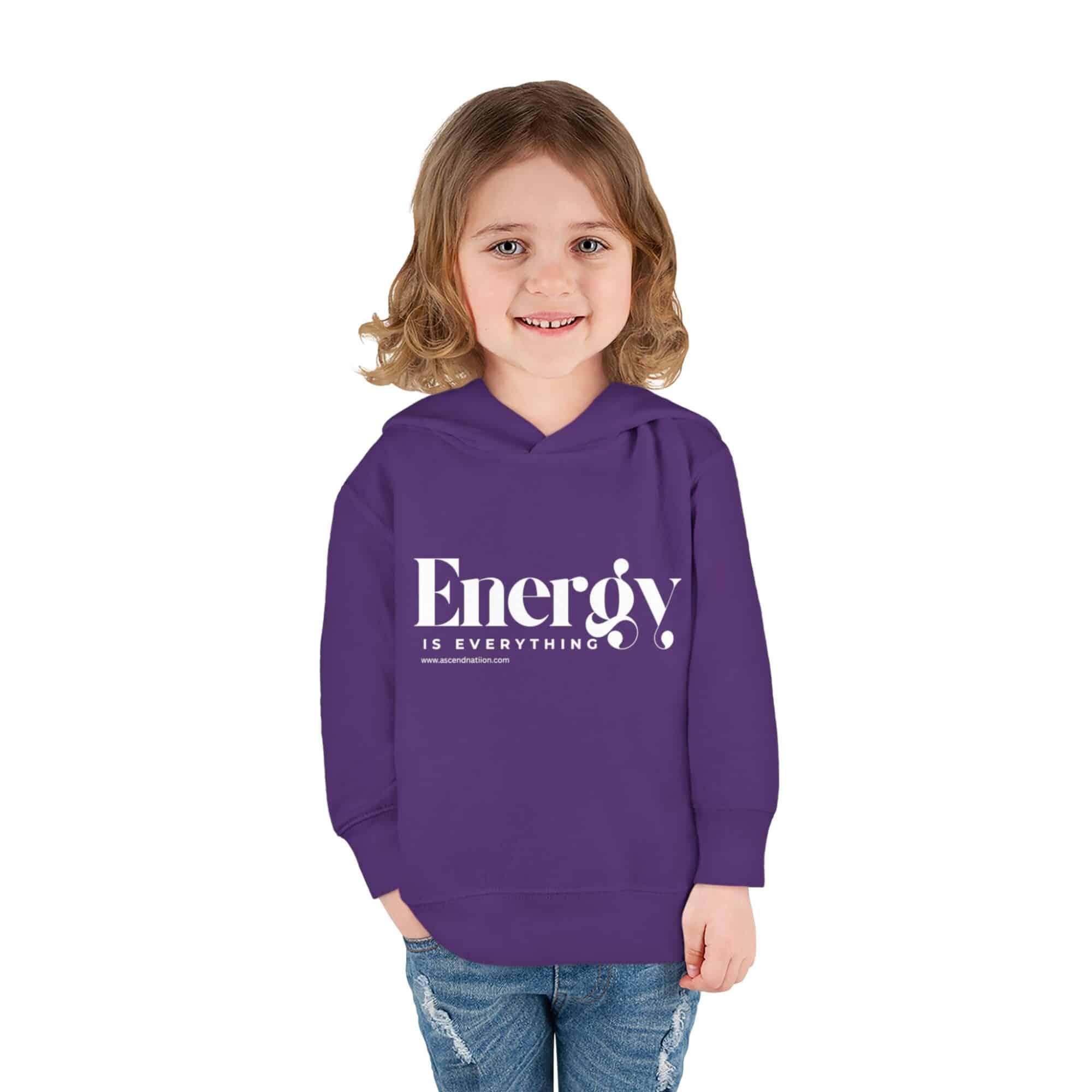Energy Is Everything  Pullover Fleece Hoodie(Toddlers)