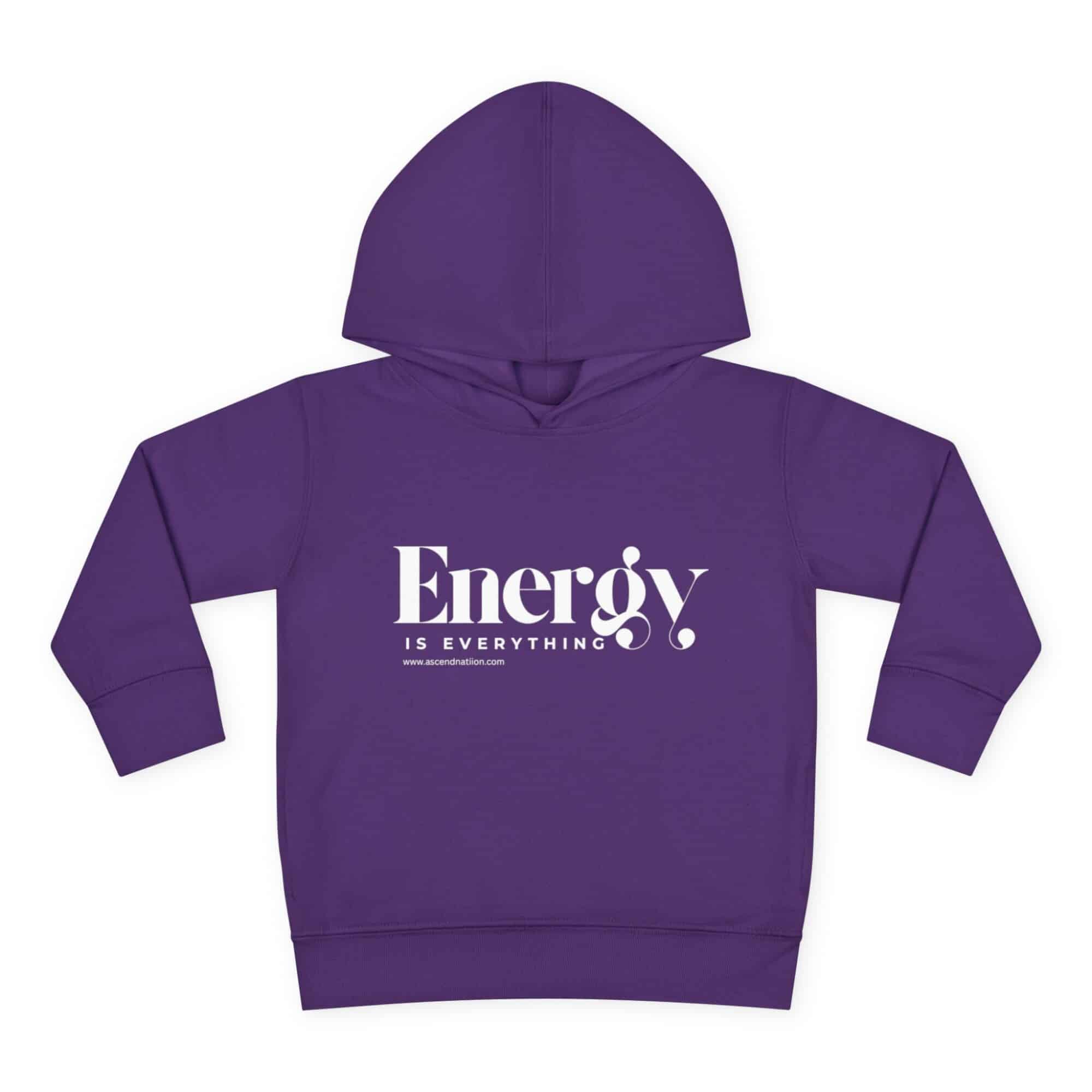 Energy Is Everything  Pullover Fleece Hoodie(Toddlers) - Image 9