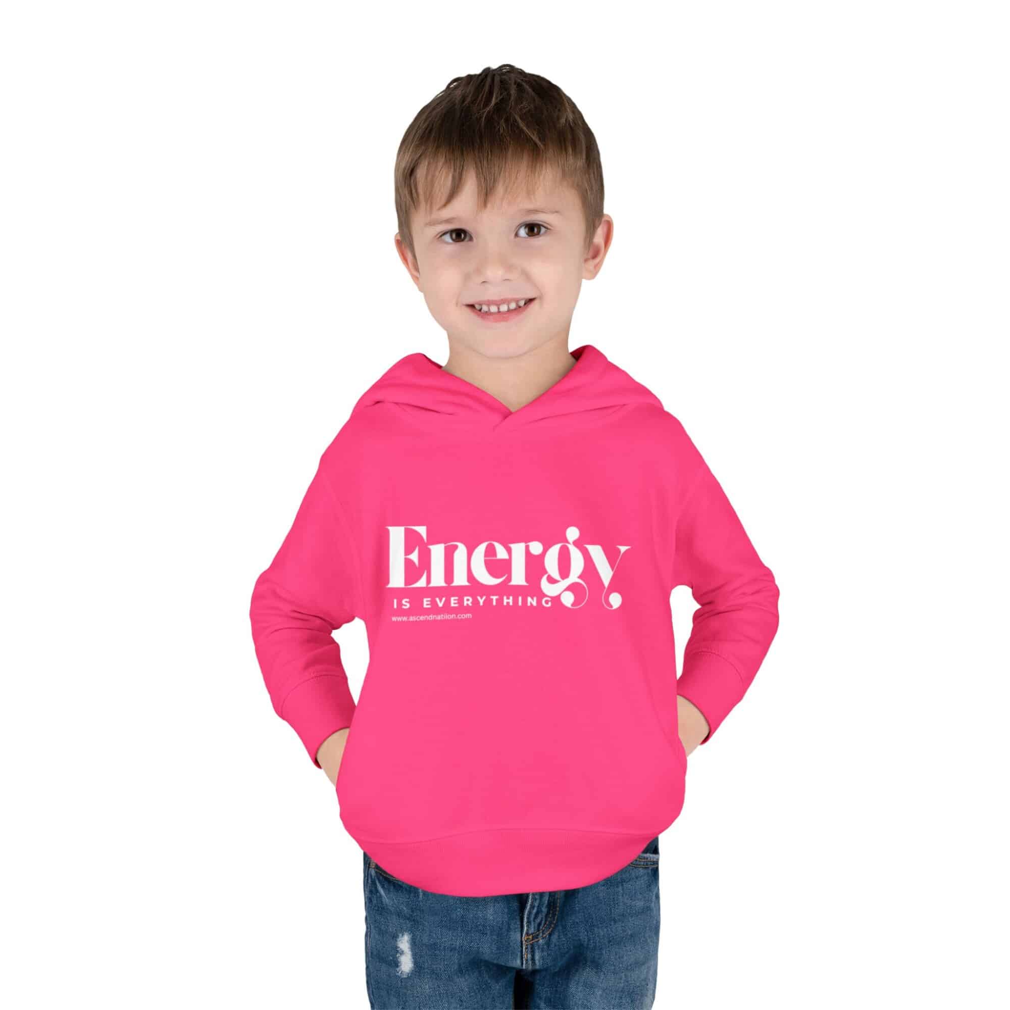 Energy Is Everything  Pullover Fleece Hoodie(Toddlers) - Image 15