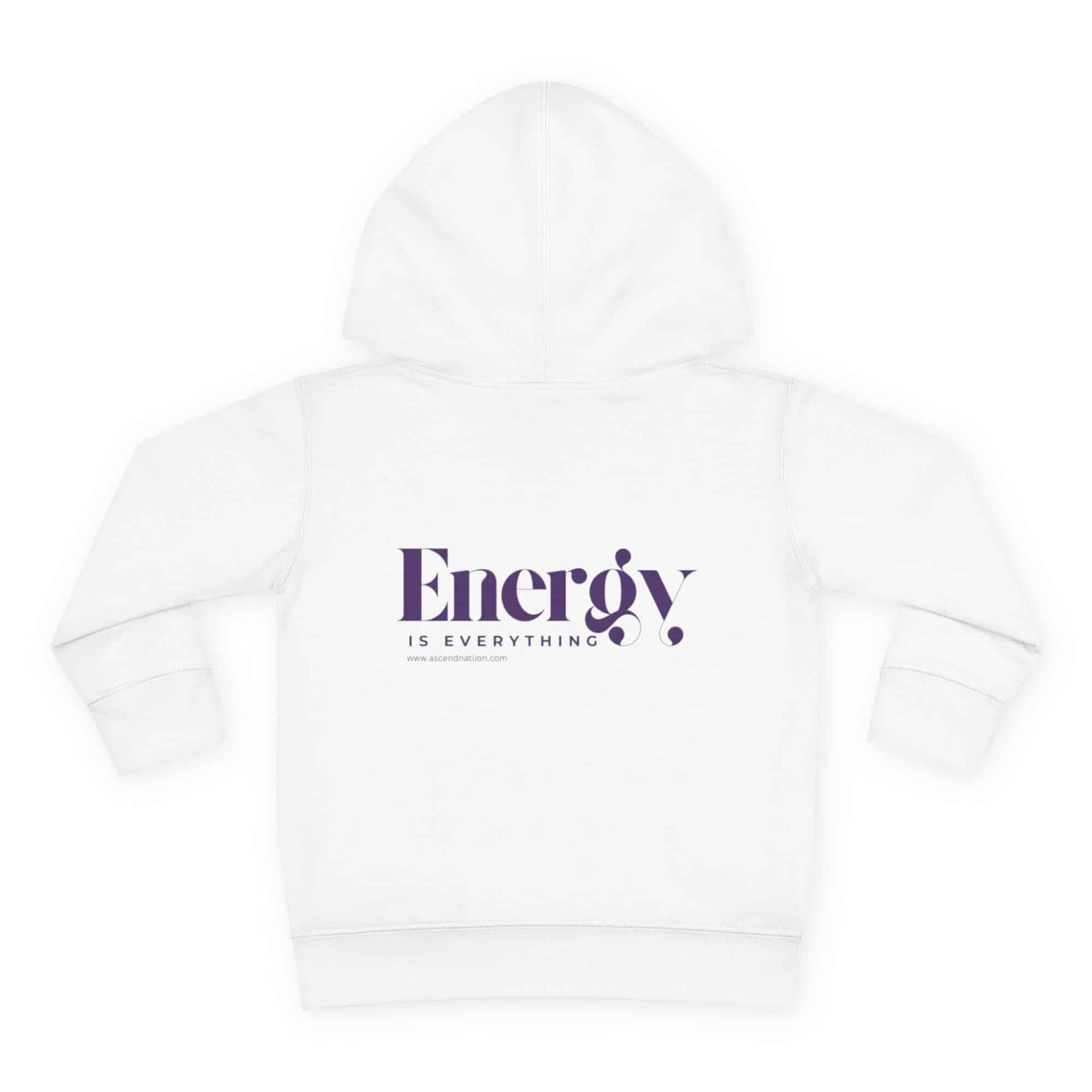 Energy Is Everything  Pullover Fleece Hoodie(Toddlers) - Image 2