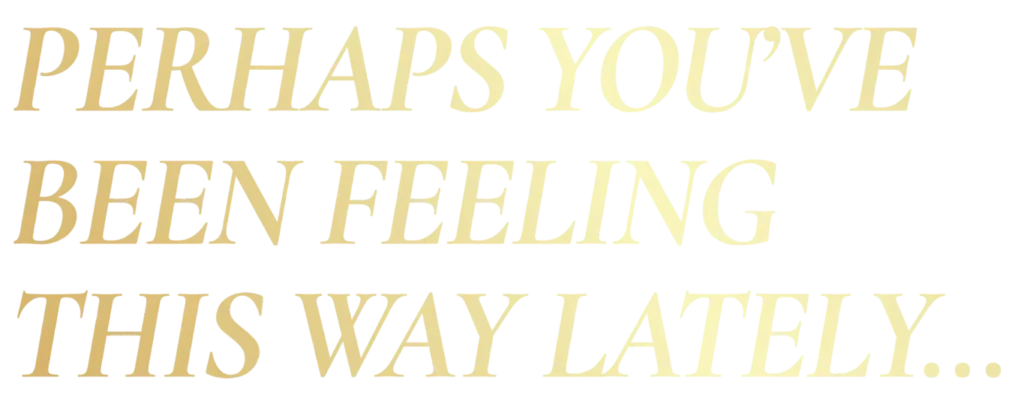 feeling this lately